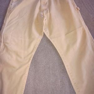 Wrangler brown carpenter style pants.